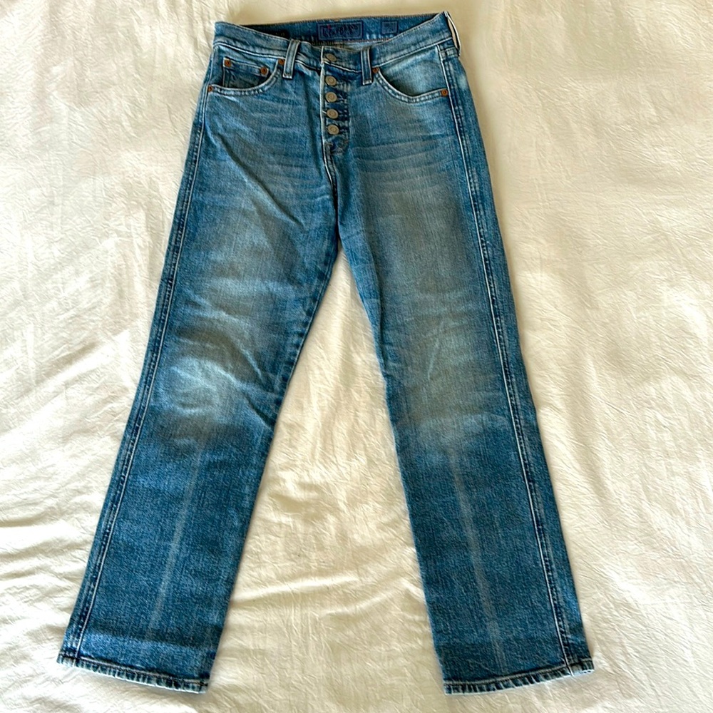 Lucky Brand Candiani Denim Straight Crop size 00/24.